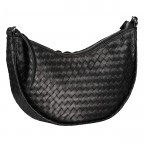 Beuteltasche Piuma Moon Black Nickel, Farbe: schwarz, Marke: Abro, EAN: 4067278399034, Abmessungen in cm: 33x20x7, Bild 2 von 8