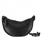 Beuteltasche Piuma Moon Black Nickel, Farbe: schwarz, Marke: Abro, EAN: 4067278399034, Abmessungen in cm: 33x20x7, Bild 1 von 8