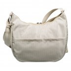 Beuteltasche MD20 QMT27 mit Dehnfalte Whitecap Gray, Farbe: weiß, Marke: Mandarina Duck, EAN: 8032803821171, Abmessungen in cm: 36x27x10, Bild 3 von 6