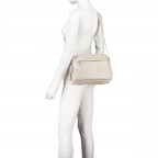 Umhängetasche MD20 QMTV8 Whitecap Gray, Farbe: weiß, Marke: Mandarina Duck, EAN: 8032803822673, Abmessungen in cm: 27.5x21x11, Bild 5 von 5