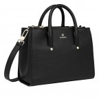 Handtasche Ivy M Black Silver, Farbe: schwarz, Marke: AIGNER, EAN: 4055539545979, Abmessungen in cm: 27x21x12, Bild 2 von 5