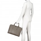 Handtasche / Aktentasche Matteo S Coal Brown, Farbe: braun, Marke: AIGNER, EAN: 4055539548611, Abmessungen in cm: 36x28x10, Bild 3 von 6