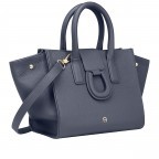 Handtasche Selena M Washed Blue, Farbe: blau/petrol, Marke: AIGNER, EAN: 4055539546471, Abmessungen in cm: 42x23x15.5, Bild 2 von 6