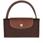 Handtasche Le Pliage Handtasche S Ebony, Farbe: braun, Marke: Longchamp, EAN: 3597922436965, Abmessungen in cm: 23x22x14, Bild 5 von 5