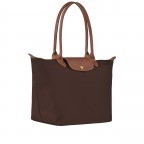 Shopper Le Pliage Shopper L Ebony, Farbe: braun, Marke: Longchamp, EAN: 3597922437368, Abmessungen in cm: 31x30x19, Bild 2 von 5