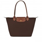Shopper Le Pliage Shopper S Ebony, Farbe: braun, Marke: Longchamp, EAN: 3597922436736, Abmessungen in cm: 28x25x14, Bild 1 von 5