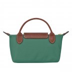 Kosmetiktasche Le Pliage Pochette Sage, Farbe: grün/oliv, Marke: Longchamp, EAN: 3597922436903, Abmessungen in cm: 17x10x5.5, Bild 3 von 5