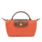Kosmetiktasche Le Pliage Pochette Orange, Farbe: orange, Marke: Longchamp, EAN: 3597922436934, Abmessungen in cm: 17x10x5.5, Bild 1 von 5