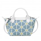 Handtasche Le Pliage Collection XS Sky Blue, Farbe: blau/petrol, Marke: Longchamp, EAN: 3597922493470, Abmessungen in cm: 17x14x10, Bild 3 von 3