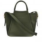 Handtasche Le Foulonné 021-10233 variabel in der Form Khaki, Farbe: taupe/khaki, Marke: Longchamp, EAN: 3597922447848, Abmessungen in cm: 22.5x22x17, Bild 7 von 7