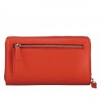 Geldbörse Luise 453 mit RFID-Schutz Orange, Farbe: orange, Marke: Flanigan, EAN: 4066727003171, Abmessungen in cm: 18.5x10.5x2.5, Bild 3 von 4