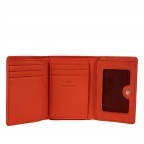 Geldbörse Luise 454 mit RFID-Schutz Orange, Farbe: orange, Marke: Flanigan, EAN: 4066727003218, Abmessungen in cm: 11x8.5x4, Bild 4 von 5