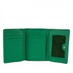 Geldbörse Luise 454 mit RFID-Schutz Grün, Farbe: grün/oliv, Marke: Flanigan, EAN: 4066727003225, Abmessungen in cm: 11x8.5x4, Bild 4 von 5