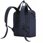 Rucksack Allrounder R Rhombus Midnight Gold, Farbe: blau/petrol, Marke: Reisenthel, EAN: 4012013733215, Abmessungen in cm: 31x39x17, Bild 2 von 3