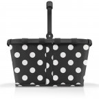 Einkaufskorb Carrybag Dots White, Farbe: schwarz, Marke: Reisenthel, EAN: 4012013735578, Abmessungen in cm: 48x29x28, Bild 2 von 5