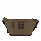 Umhängetasche City Canvas Jody CC-12560 Olive Brown, Farbe: grün/oliv, Marke: Harbour 2nd, EAN: 4046478071261, Abmessungen in cm: 32x18x1.5, Bild 3 von 6