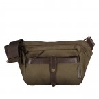 Umhängetasche City Canvas Jody CC-12560 Olive Brown, Farbe: grün/oliv, Marke: Harbour 2nd, EAN: 4046478071261, Abmessungen in cm: 32x18x1.5, Bild 1 von 6