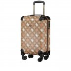 Koffer Eliette 8-Wheel Spinner Upright 4G-Logo Peony Größe 53 cm Latte Multi, Farbe: cognac, Marke: Guess, EAN: 0190231820253, Abmessungen in cm: 31.5x53x22, Bild 2 von 9