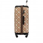 Koffer Eliette 8-Wheel Spinner Upright 4G-Logo Peony Größe 77 cm Latte Multi, Farbe: cognac, Marke: Guess, EAN: 0190231820260, Abmessungen in cm: 46x77x33, Bild 3 von 9