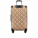 Koffer Eliette 8-Wheel Spinner Upright 4G-Logo Peony Größe 77 cm Latte Multi, Farbe: cognac, Marke: Guess, EAN: 0190231820260, Abmessungen in cm: 46x77x33, Bild 6 von 9