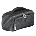 Kulturbeutel Milano 4G-Logo Black, Farbe: schwarz, Marke: Guess, EAN: 7626101549212, Abmessungen in cm: 25x15x13, Bild 2 von 5