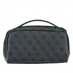 Kulturbeutel Milano 4G-Logo Black, Farbe: schwarz, Marke: Guess, EAN: 7626101549212, Abmessungen in cm: 25x15x13, Bild 3 von 5