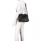 Handtasche Manhattan Relove Recycle Nero, Farbe: schwarz, Marke: Valentino Bags, EAN: 8054942310989, Abmessungen in cm: 29x22x12, Bild 6 von 7