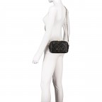 Umhängetasche Ocarina Camera Bag Relove Recycle Nero, Farbe: schwarz, Marke: Valentino Bags, EAN: 8054942316479, Abmessungen in cm: 20.5x13x7.5, Bild 5 von 6
