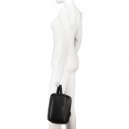 Kulturbeutel Efeo Nero, Farbe: schwarz, Marke: Valentino Bags, EAN: 8054942237569, Abmessungen in cm: 25.5x16.5x10, Bild 4 von 6
