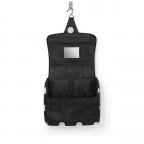 Kulturbeutel Toiletbag XL zum Aufhängen Dots White, Farbe: schwarz, Marke: Reisenthel, EAN: 4012013735622, Abmessungen in cm: 28x25x10, Bild 2 von 3
