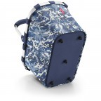 Einkaufskorb Carrybag mit Verpackungstasche Flora Blue, Farbe: blau/petrol, Marke: Reisenthel, EAN: 4012013735738, Abmessungen in cm: 48x29x28, Bild 3 von 5
