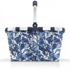 Einkaufskorb Carrybag mit Verpackungstasche Flora Blue, Farbe: blau/petrol, Marke: Reisenthel, EAN: 4012013735738, Abmessungen in cm: 48x29x28, Bild 2 von 5