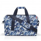 Reisetasche Allrounder L Flora Blue, Farbe: blau/petrol, Marke: Reisenthel, EAN: 4012013737480, Abmessungen in cm: 48x39.5x29, Bild 2 von 3