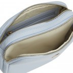 Umhängetasche Poppy Canvas Crossover Bag Breezy Blue, Farbe: blau/petrol, Marke: Tommy Hilfiger, EAN: 8720636409092, Abmessungen in cm: 21x17x5, Bild 4 von 5