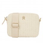 Umhängetasche City Mono Crossover Bag Natural Raffia, Farbe: beige, Marke: Tommy Hilfiger, EAN: 8720646505623, Abmessungen in cm: 19x14x6, Bild 1 von 4