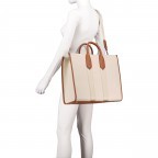 Handtasche Sandy Tote W. Open White, Farbe: beige, Marke: BOSS, EAN: 4063541103087, Abmessungen in cm: 42x35.5x16.5, Bild 6 von 7