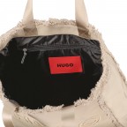 Shopper Becky Tote Bag Medium Grey, Farbe: grau, Marke: HUGO, EAN: 4063541101670, Abmessungen in cm: 35x34x15, Bild 5 von 5