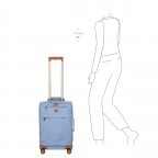 Koffer X-BAG & X-Travel 55 cm Sky, Farbe: blau/petrol, Marke: Brics, EAN: 8016623916781, Abmessungen in cm: 36x55x23, Bild 7 von 10