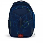 Rucksack Match 2025 erweiterbar auf 35 Liter Blue Tech, Farbe: blau/petrol, Marke: Satch, EAN: 4057081185498, Abmessungen in cm: 30x45x24, Bild 10 von 10