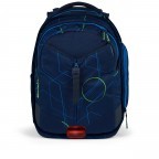 Rucksack Match 2024 erweiterbar auf 35 Liter Blue Tech, Farbe: blau/petrol, Marke: Satch, EAN: 4057081185498, Abmessungen in cm: 39.5x45x21, Bild 11 von 11