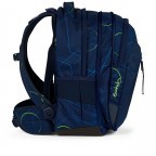 Rucksack Match 2025 erweiterbar auf 35 Liter Blue Tech, Farbe: blau/petrol, Marke: Satch, EAN: 4057081185498, Abmessungen in cm: 30x45x24, Bild 4 von 10