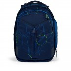 Rucksack Match 2025 erweiterbar auf 35 Liter Blue Tech, Farbe: blau/petrol, Marke: Satch, EAN: 4057081185498, Abmessungen in cm: 30x45x24, Bild 9 von 10