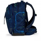 Rucksack Match 2025 erweiterbar auf 35 Liter Blue Tech, Farbe: blau/petrol, Marke: Satch, EAN: 4057081185498, Abmessungen in cm: 30x45x24, Bild 7 von 10