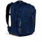 Rucksack Match 2024 erweiterbar auf 35 Liter Blue Tech, Farbe: blau/petrol, Marke: Satch, EAN: 4057081185498, Abmessungen in cm: 39.5x45x21, Bild 2 von 11