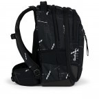 Rucksack Match Reflective Style 2024 erweiterbar auf 35 Liter Ninja Matrix, Farbe: schwarz, Marke: Satch, EAN: 4057081185481, Abmessungen in cm: 39.5x45x21, Bild 3 von 10