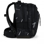 Rucksack Match Reflective Style 2024 erweiterbar auf 35 Liter Ninja Matrix, Farbe: schwarz, Marke: Satch, EAN: 4057081185481, Abmessungen in cm: 39.5x45x21, Bild 4 von 10