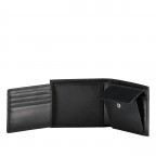 Geldbörse Randy Trifold Black, Farbe: schwarz, Marke: BOSS, EAN: 4063541908538, Abmessungen in cm: 11.8x9.5x2.3, Bild 4 von 4
