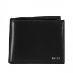 Geldbörse Randy Trifold Black, Farbe: schwarz, Marke: BOSS, EAN: 4063541908538, Abmessungen in cm: 11.8x9.5x2.3, Bild 1 von 4