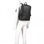 Rucksack Zair Black, Farbe: schwarz, Marke: BOSS, EAN: 4063536091368, Abmessungen in cm: 30x42x13, Bild 5 von 6