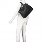 Handtasche Chris Satchel Black, Farbe: schwarz, Marke: HUGO, EAN: 4063541101786, Abmessungen in cm: 34x25.5x13, Bild 5 von 8